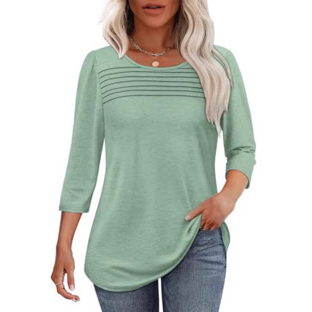 Simonetta | Top Casual con Piega Frontale