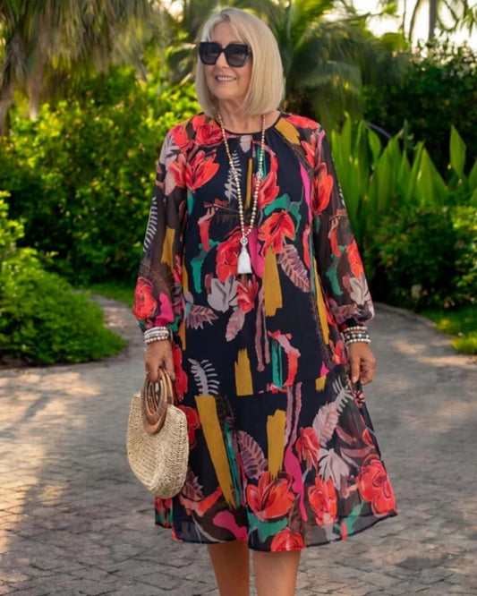 Fiorella | Elegante Abito Floreale