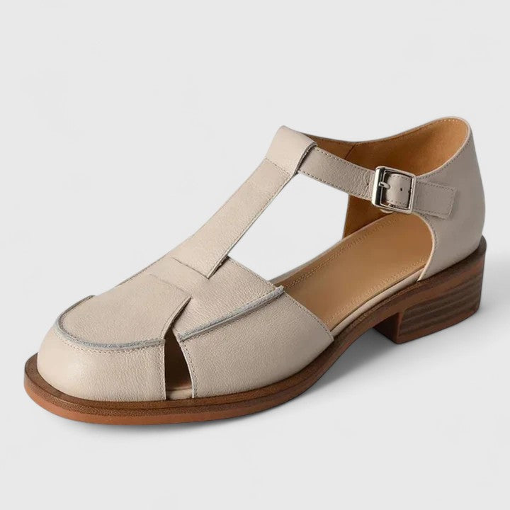 Raffaella | Scarpe Mary Jane con Intagli Laterali