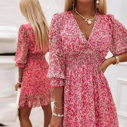 Fiorella | Abito Maxi Floreale Elegante