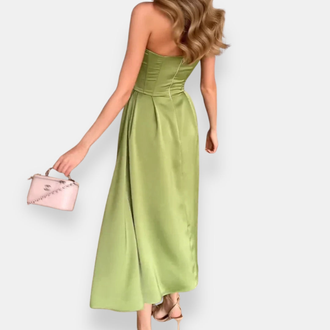 Brunella | Abito Midi a Fascia