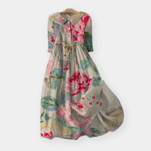 Immacolata | Abito Midi Floreale Confortevole