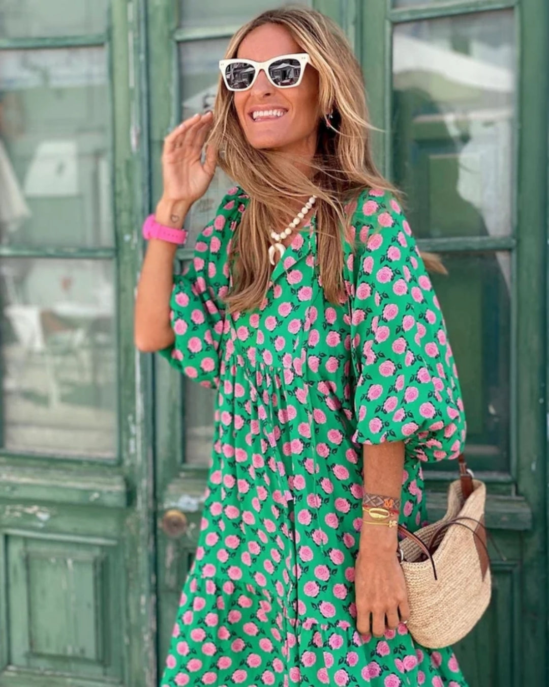 Azzurra | Vestito Lungo Boho