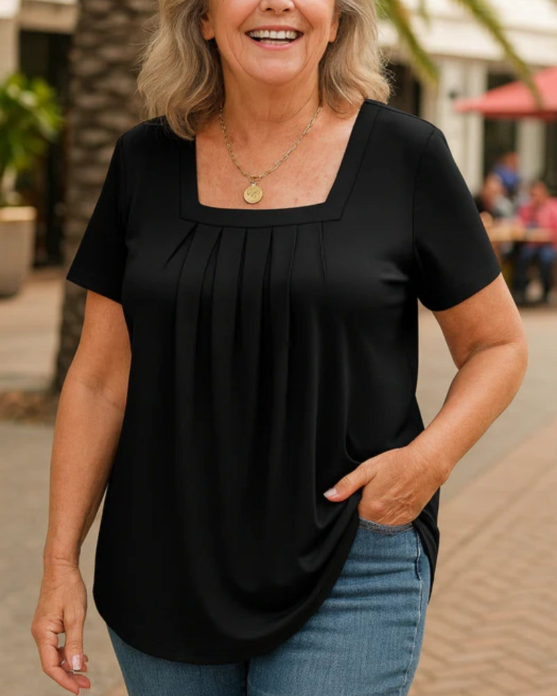 Silvana | Maglia Plissettata Comoda
