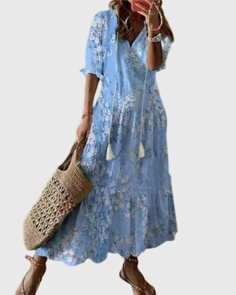 Greta | Abito Maxi Boho Vintage