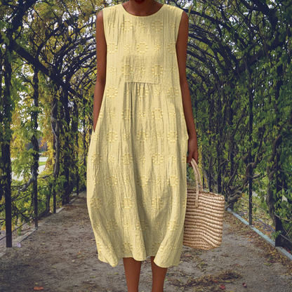 Gabriella | Abito Maxi Senza Maniche con Tasche