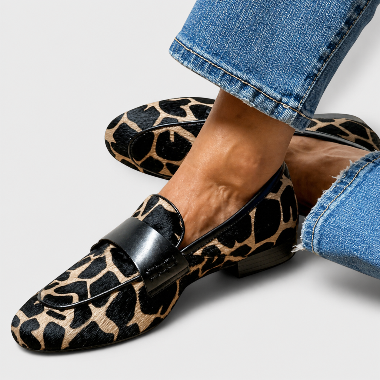 Léonie™ | Mocassin Léopard