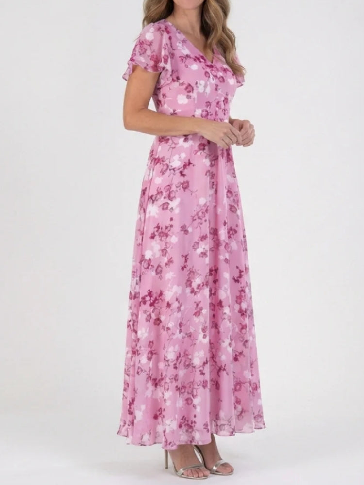 Patrizia | Abito Maxi Floreale Elegante