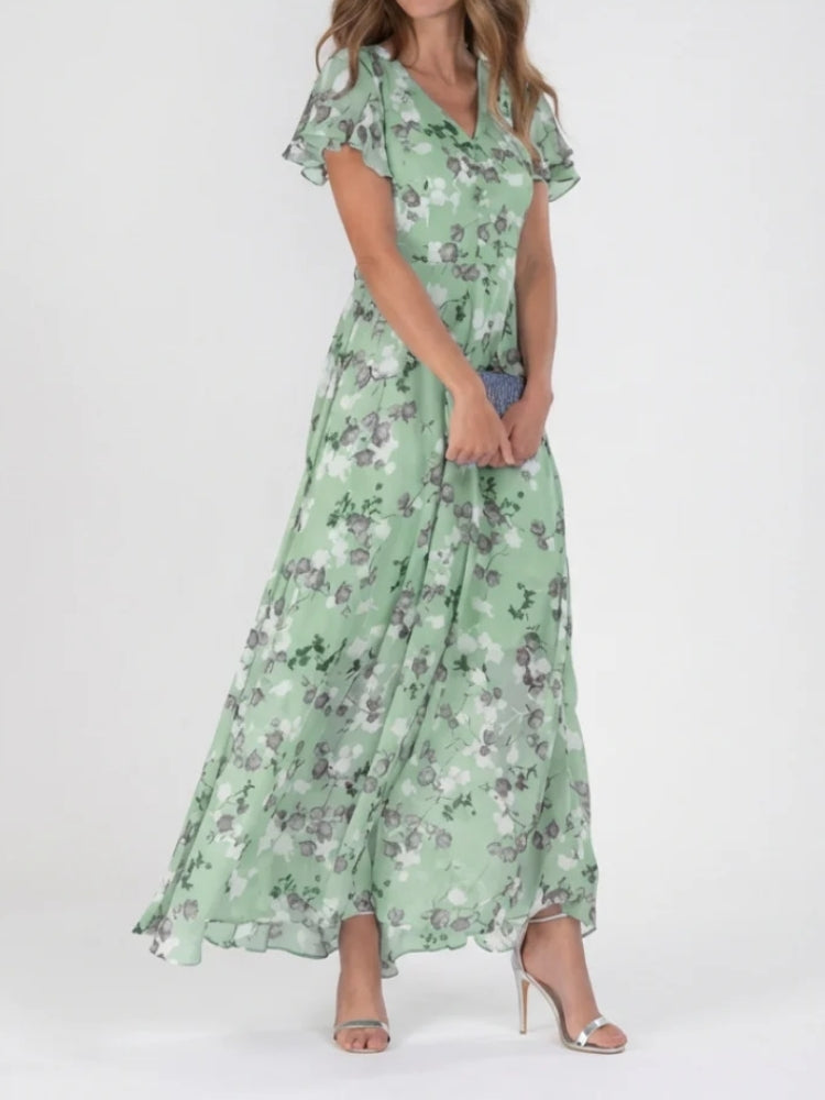 Patrizia | Abito Maxi Floreale Elegante
