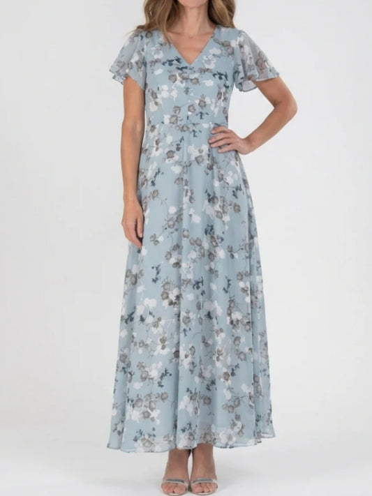 Patrizia | Abito Maxi Floreale Elegante