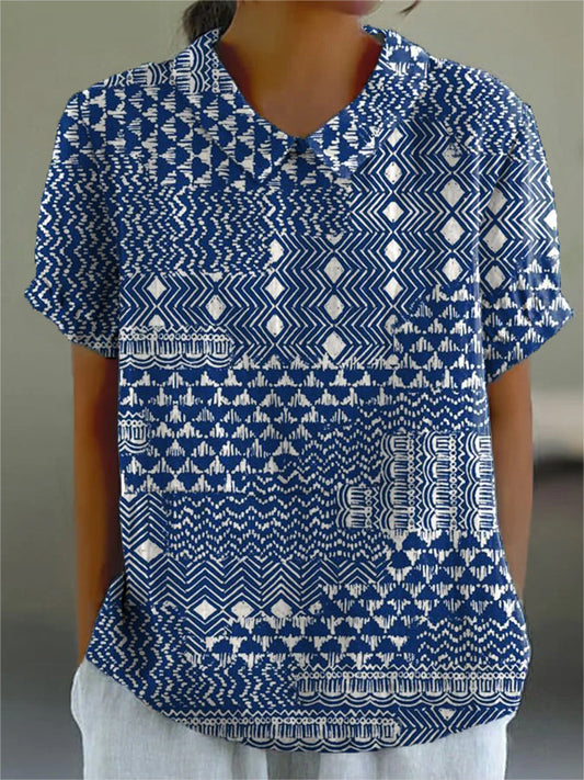 Melissa | Camicia con Stampa Tribale
