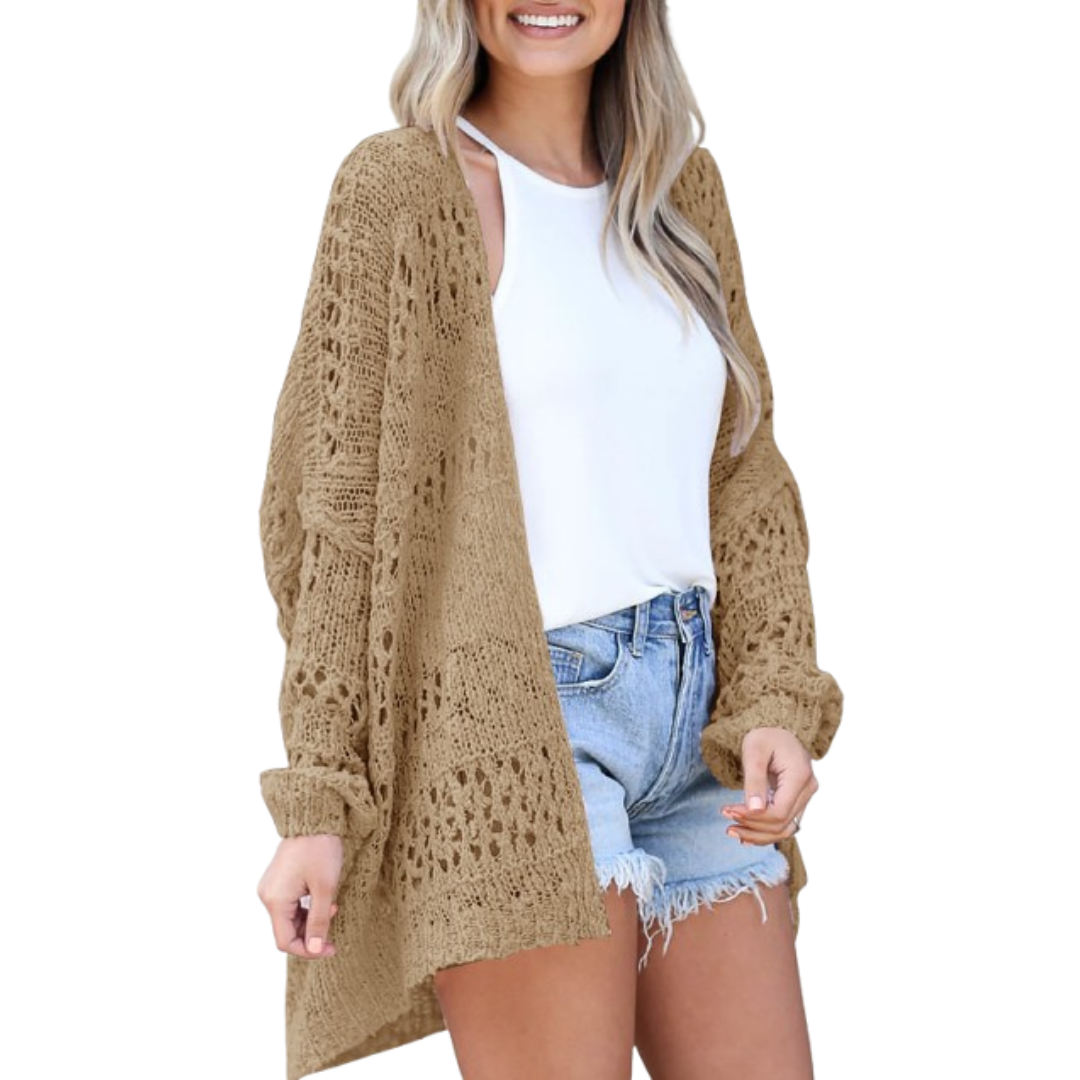 Carla | Cardigan Estivo Boho Leggero e Ampio