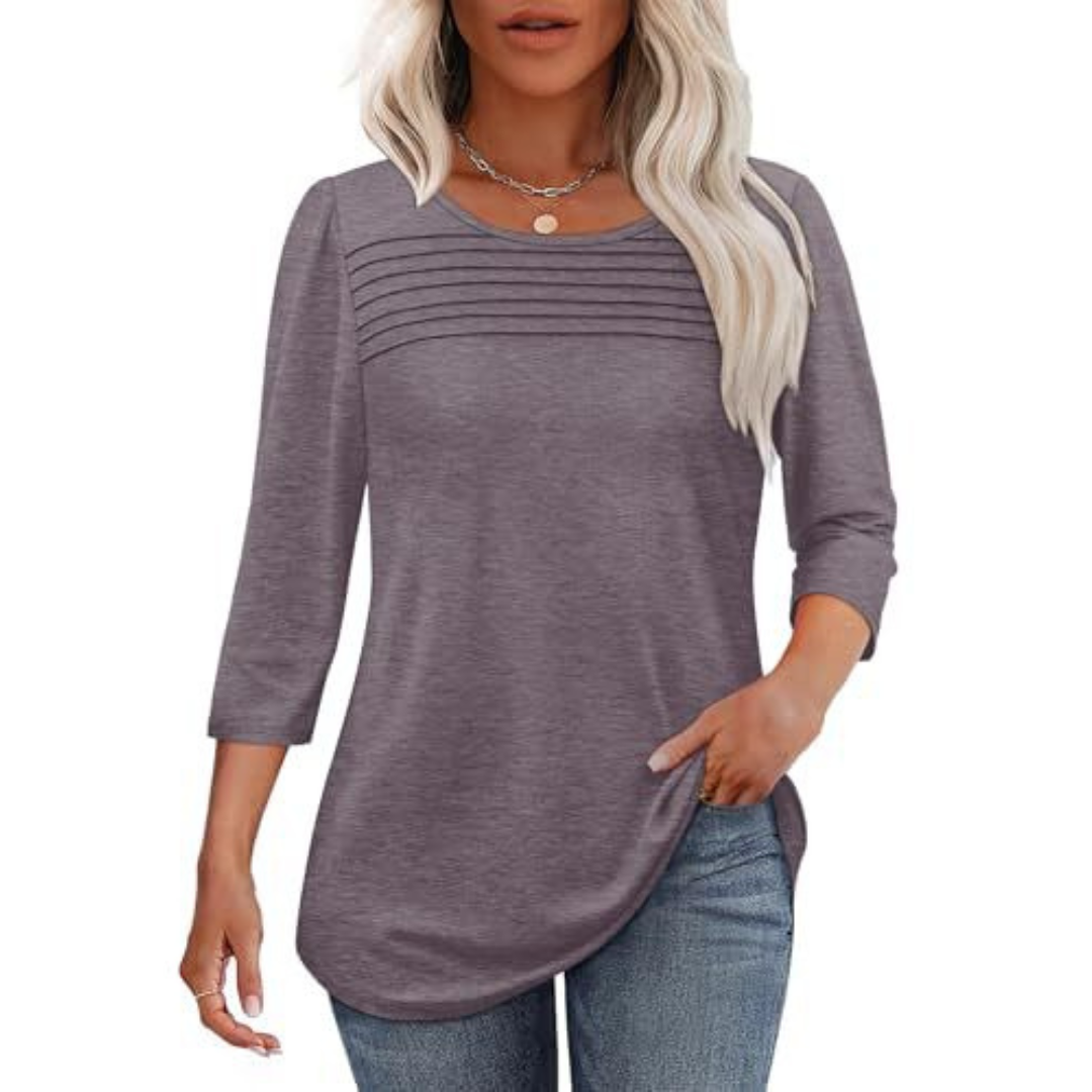 Simonetta | Top Casual con Piega Frontale