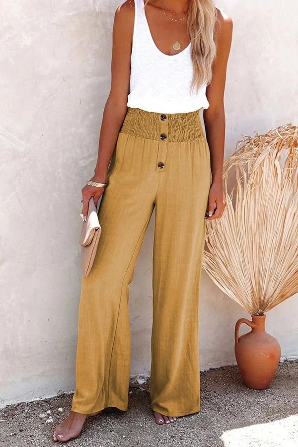 Romina | Pantaloni Relax a Vita Alta