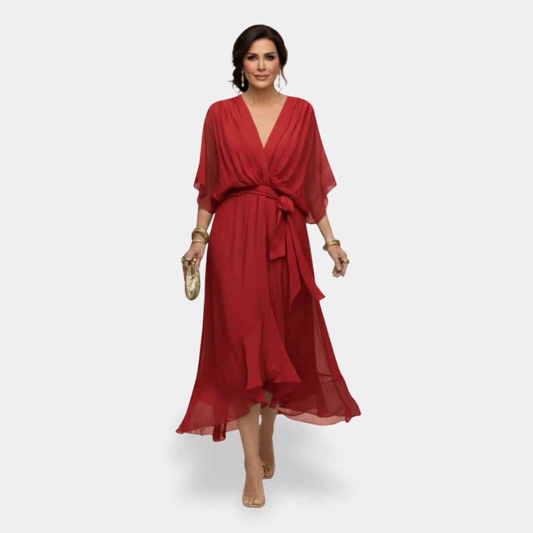 Emanuela | Abito Maxi con Scollo a V