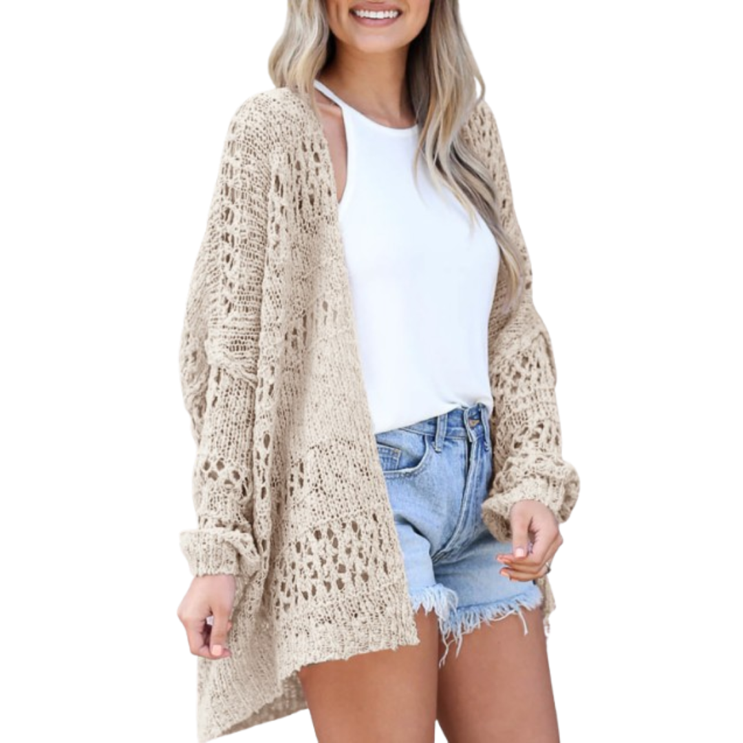 Carla | Cardigan Estivo Boho Leggero e Ampio