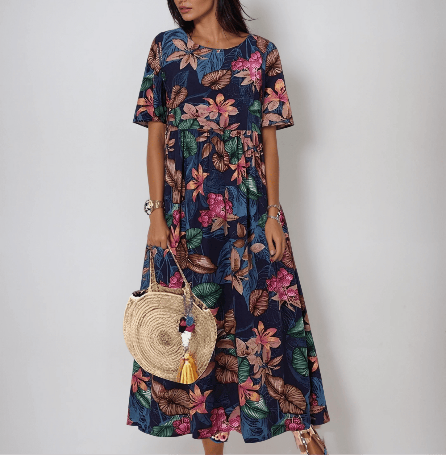 Ylenia | Abito Floreale Elegante