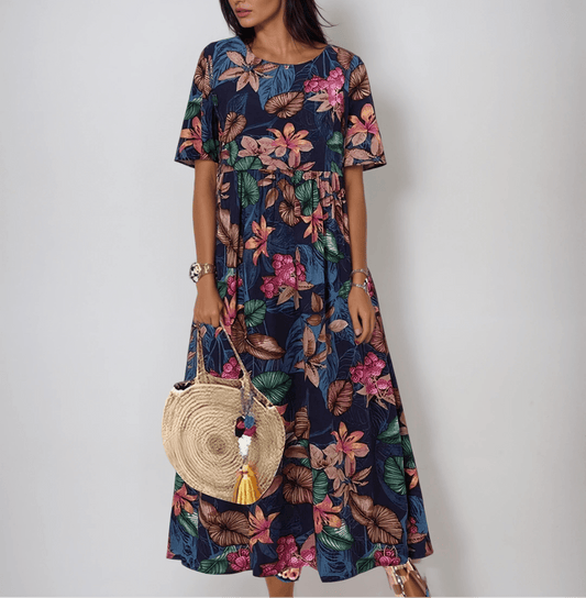 Ylenia | Abito Floreale Elegante