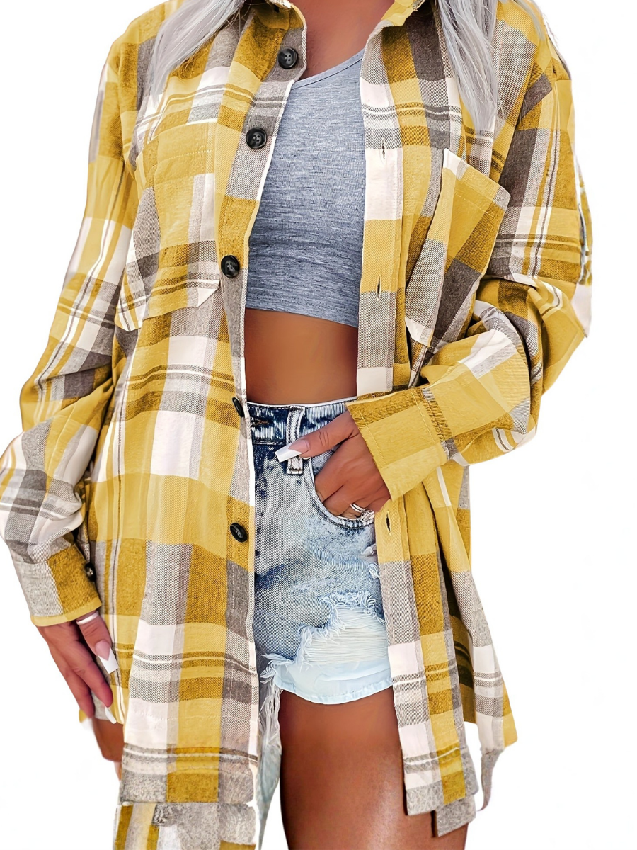 Gaia | Camicia Estiva a Maniche Lunghe da Donna
