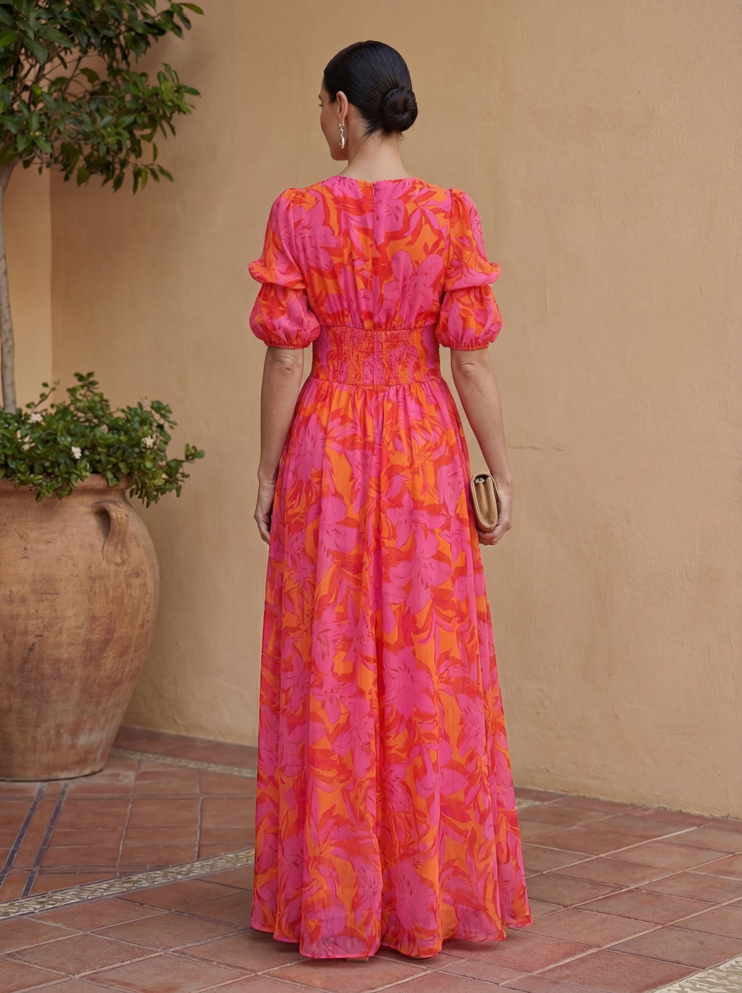 Gaia | Abito Elegante in Seta Essenziale