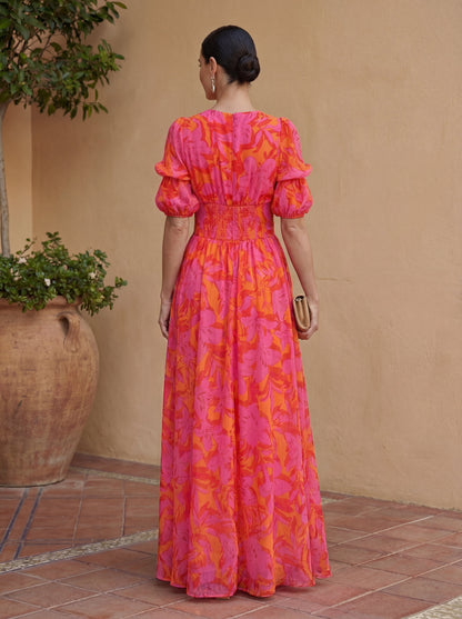 Gaia | Abito Elegante in Seta Essenziale