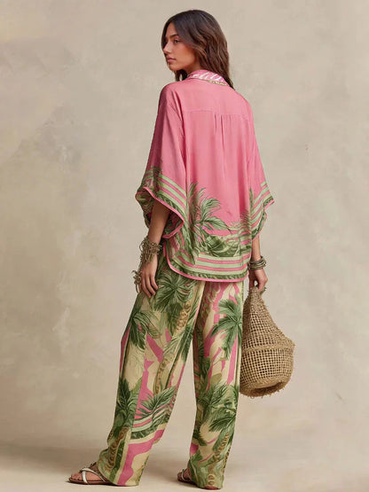 Patrizia | Completo Due Pezzi in Stile Kimono