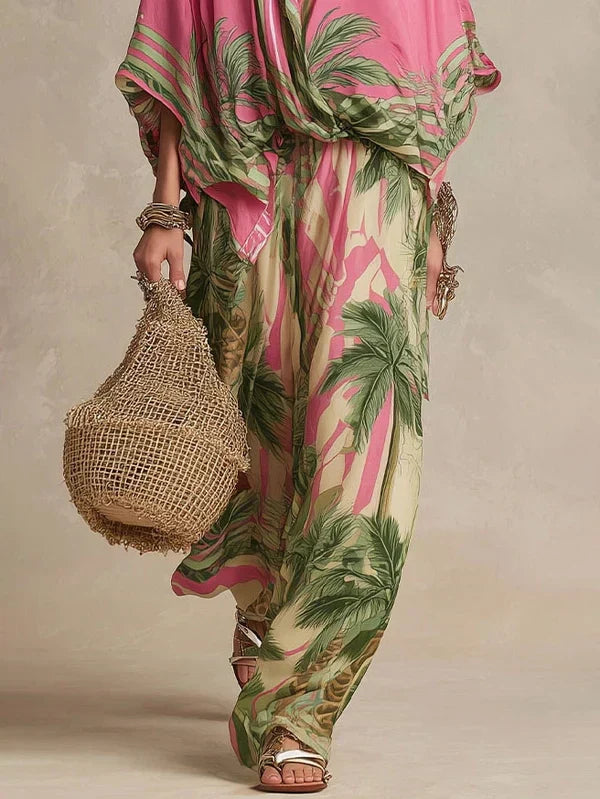 Patrizia | Completo Due Pezzi in Stile Kimono