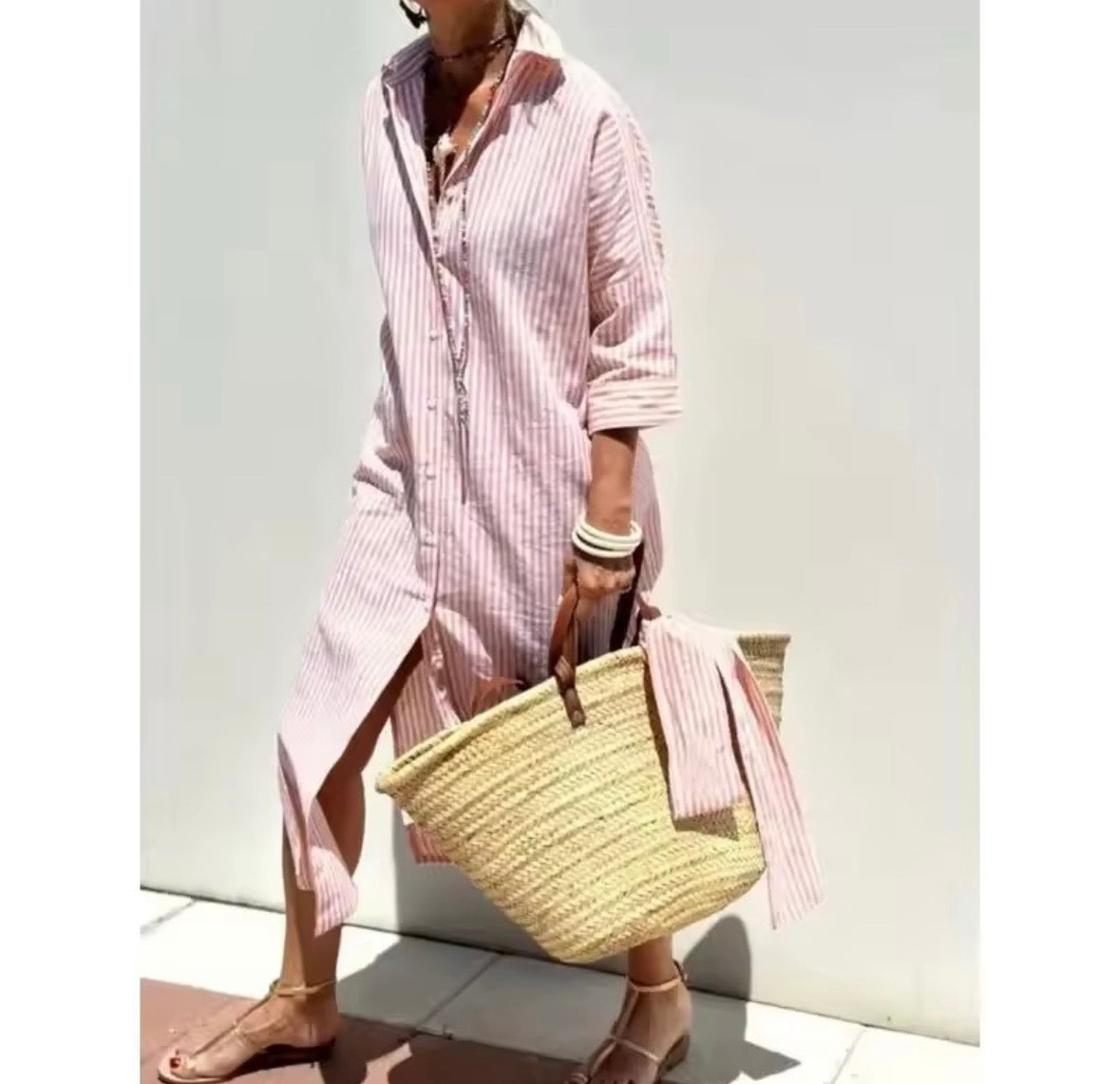Clara | Abito Camicia a Righe