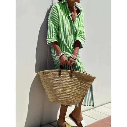 Clara | Abito Camicia a Righe