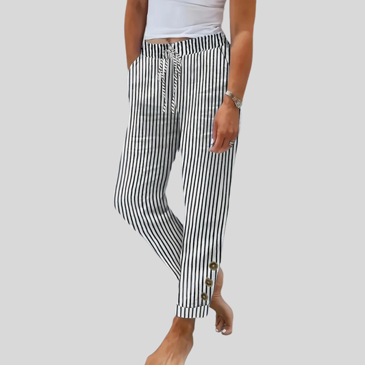 Irene | Pantaloni Casual a Righe
