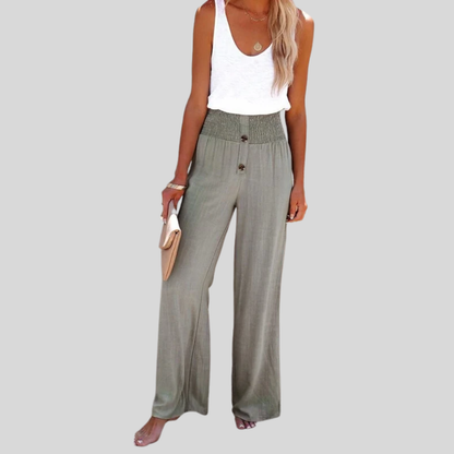 Romina | Pantaloni Relax a Vita Alta