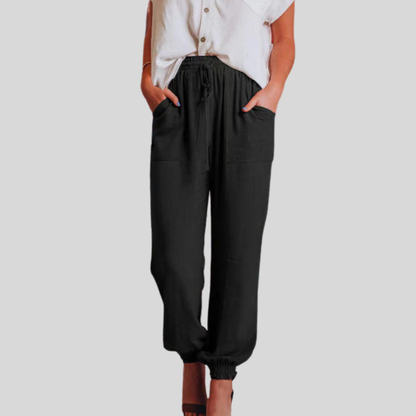 Alessandra | Pantaloni Eleganti con Coulisse