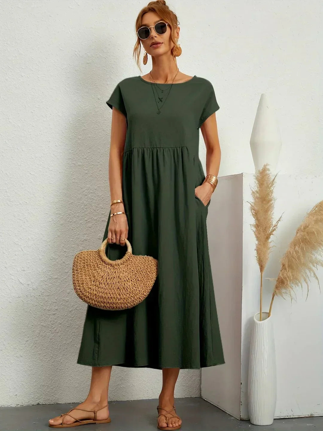 Giuseppina | Abito Midi Fluido