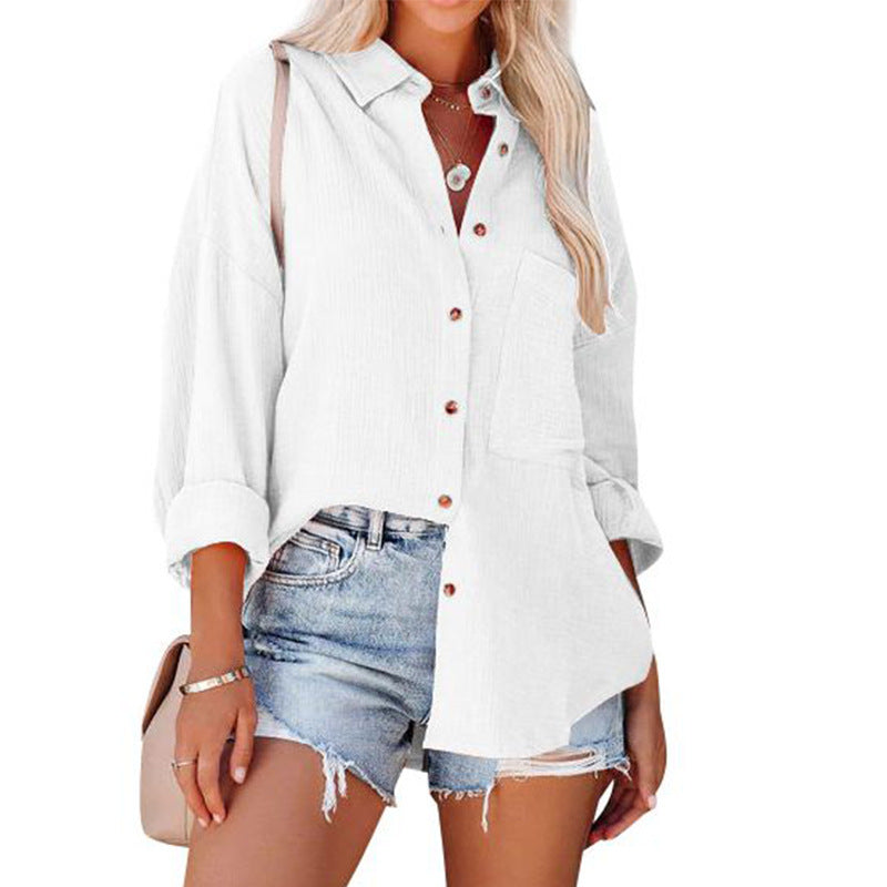 Paolina | Blusa Casual con Bottoni e Maniche Lunghe