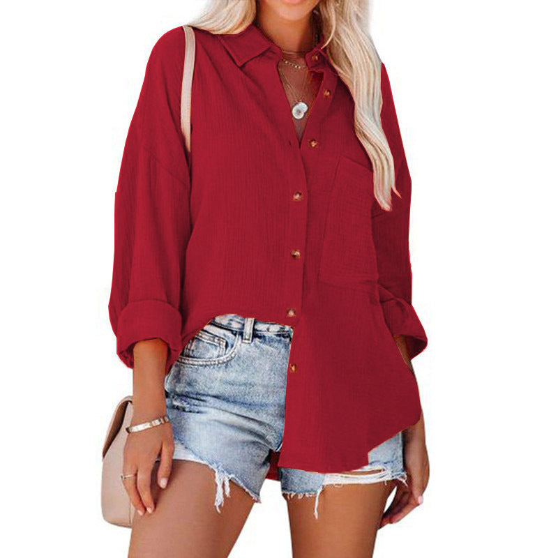 Paolina | Blusa Casual con Bottoni e Maniche Lunghe