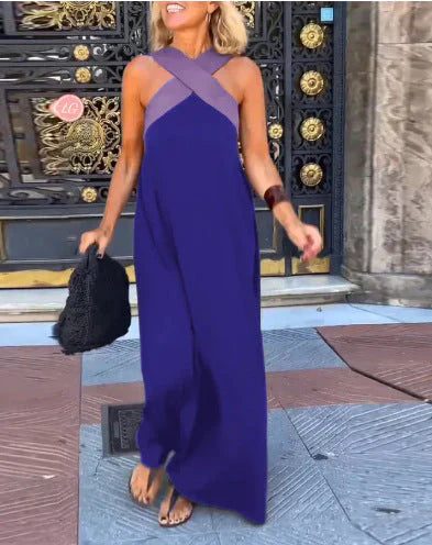 Teresa | Abito Maxi con Incrocio Frontale