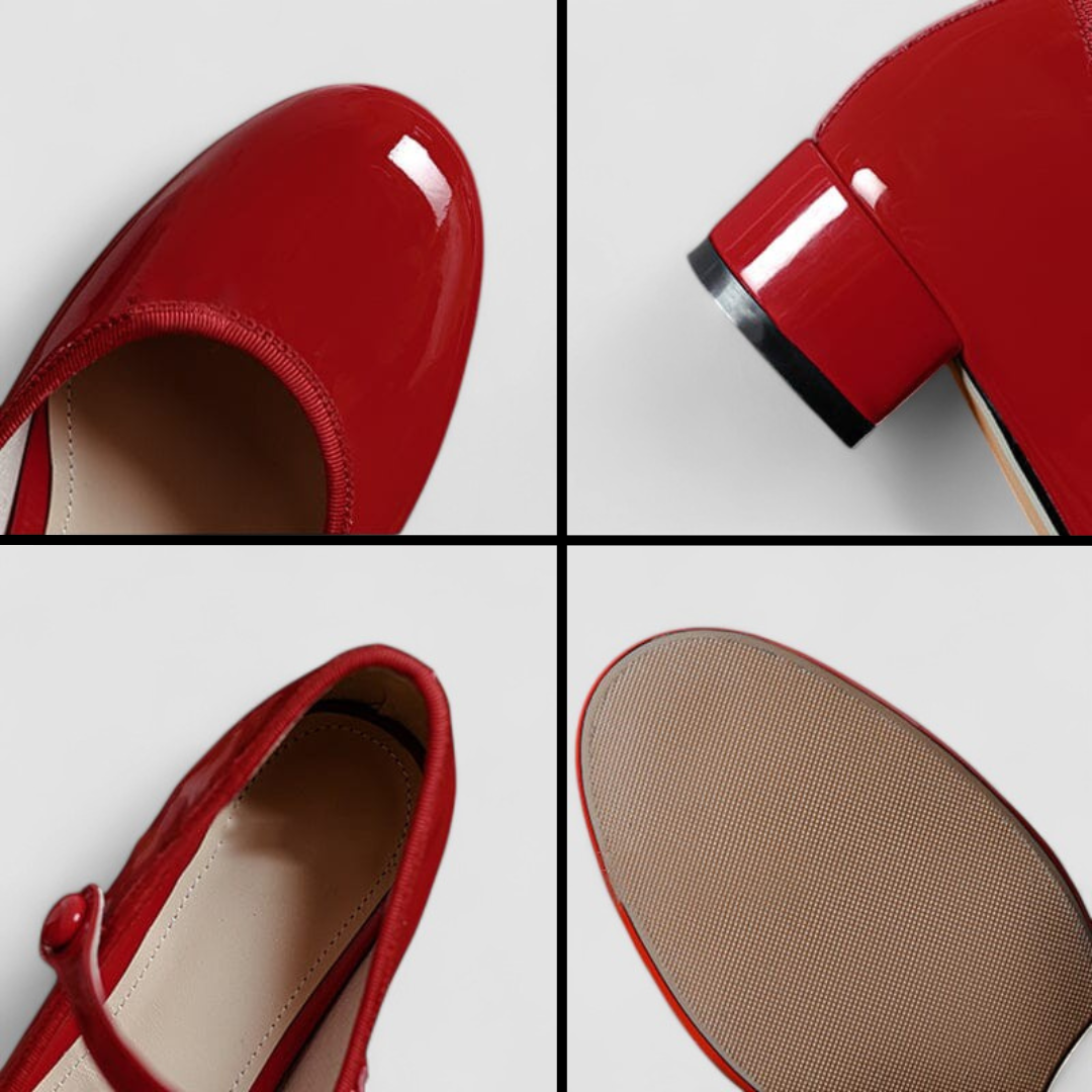 Nicole | Scarpe Mary Jane Retrò Slanciate