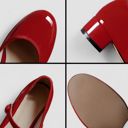Nicole | Scarpe Mary Jane Retrò Slanciate