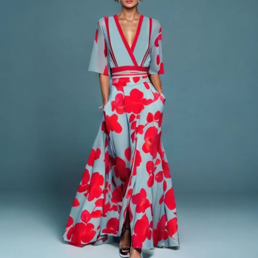 Gaia | Abito Estivo Chic con Scollo a V