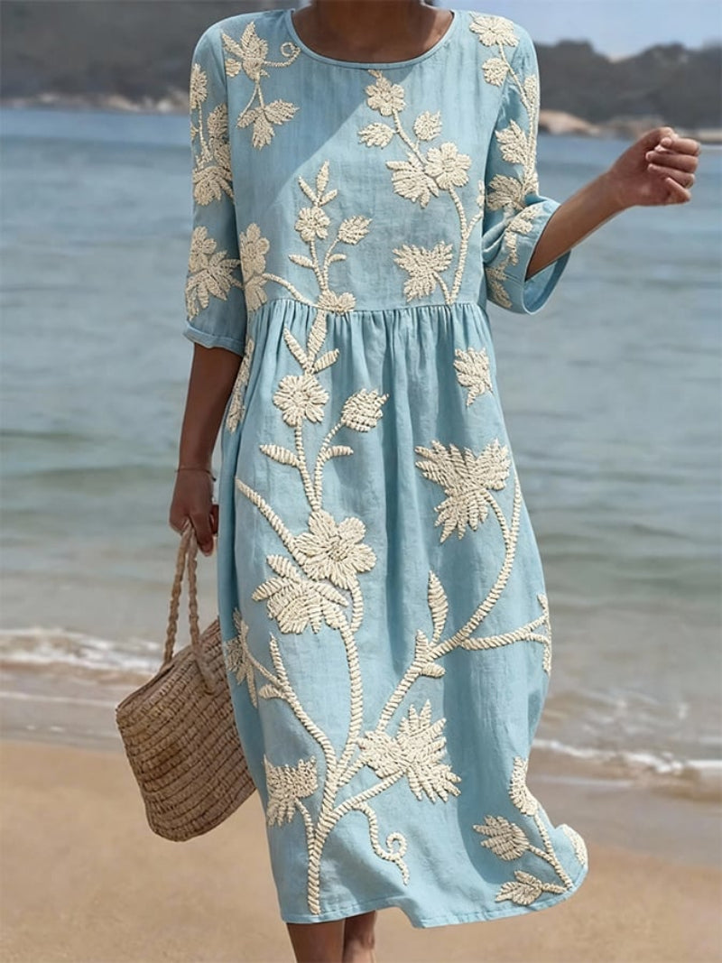 Linda | Abito Casual dallo Stile Floreale