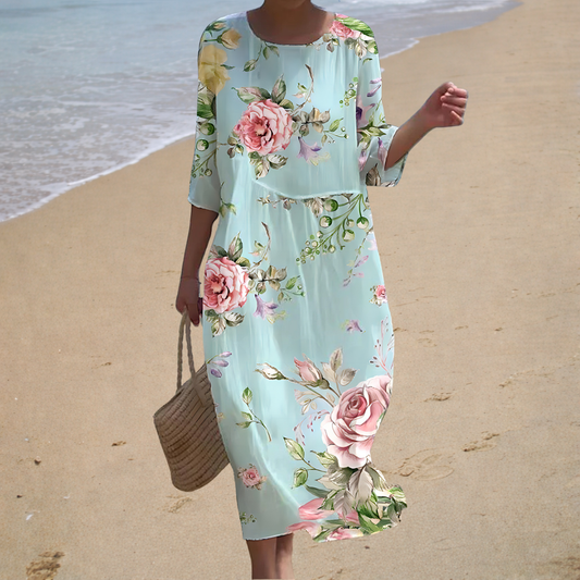 Rosanna | Abito Midi Floreale