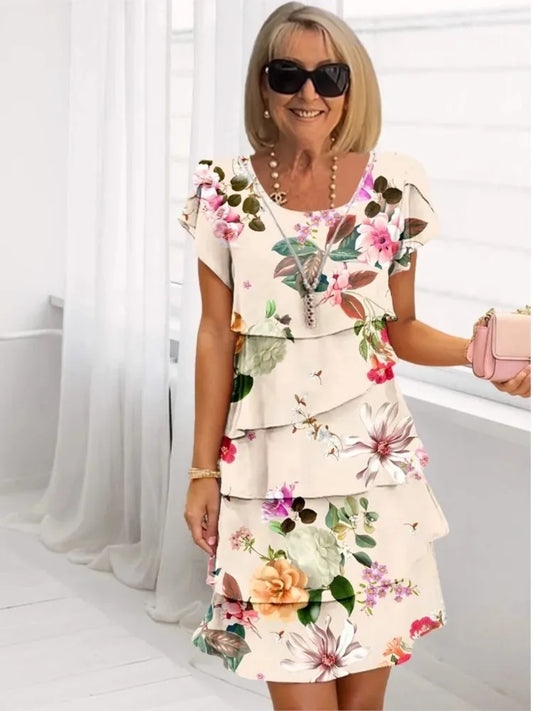 Teresa | Abito Elegante e Confortevole con Volant