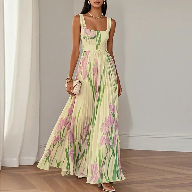 Gabriella | Abito Maxi Svasato Floreale