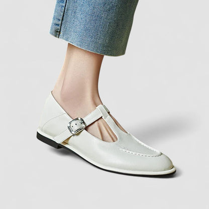 Ilaria | Scarpe Mary Jane con Punta Arrotondata