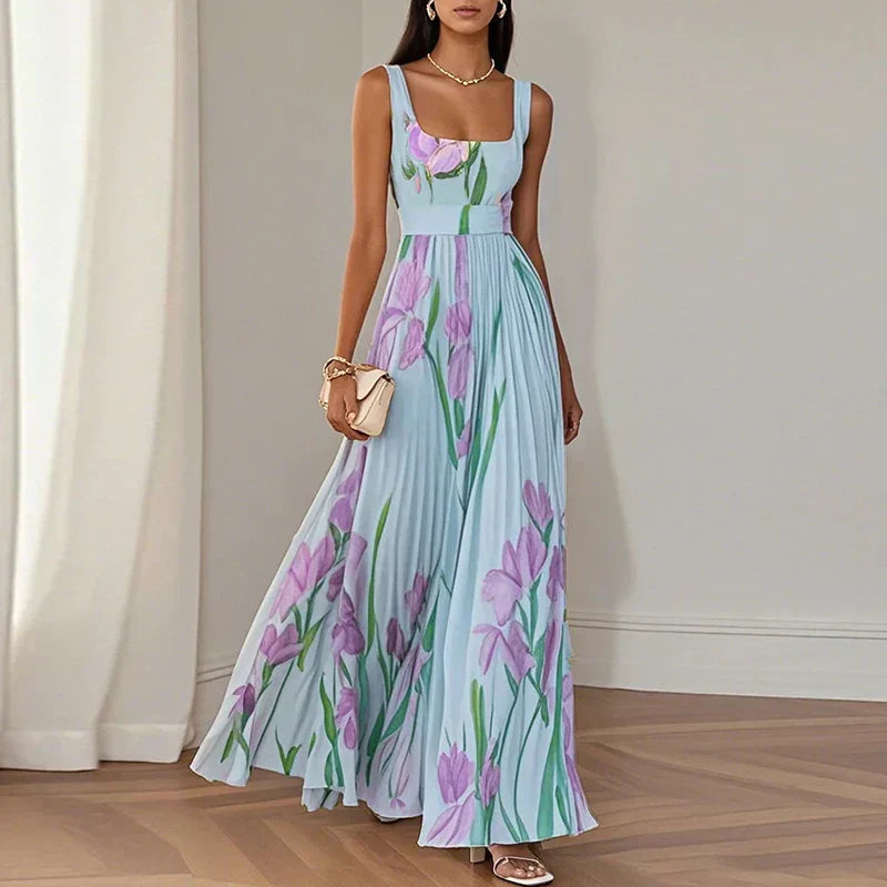 Gabriella | Abito Maxi Svasato Floreale
