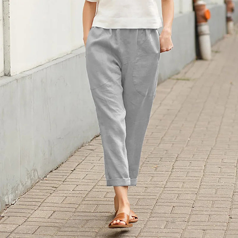 Isadora | Pantaloni Ampi con Tasche