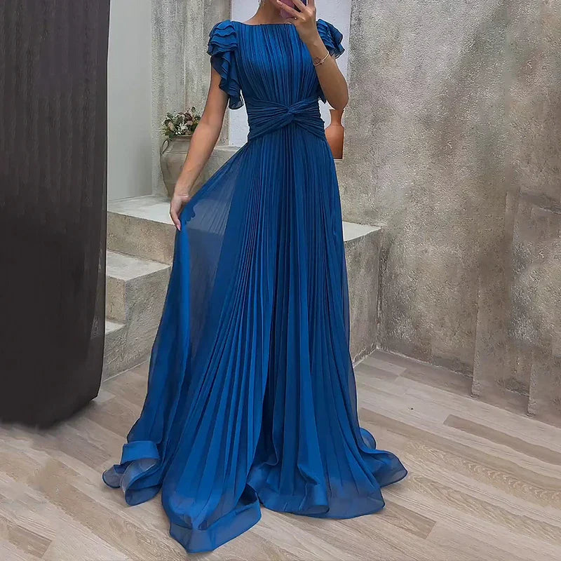 Anna | Abito Elegante da Sera Plissettato