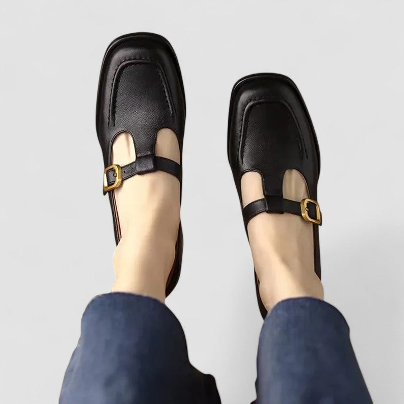 Caterina | Scarpe Mary Jane con Tacco Basso