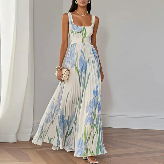Gabriella | Abito Maxi Svasato Floreale