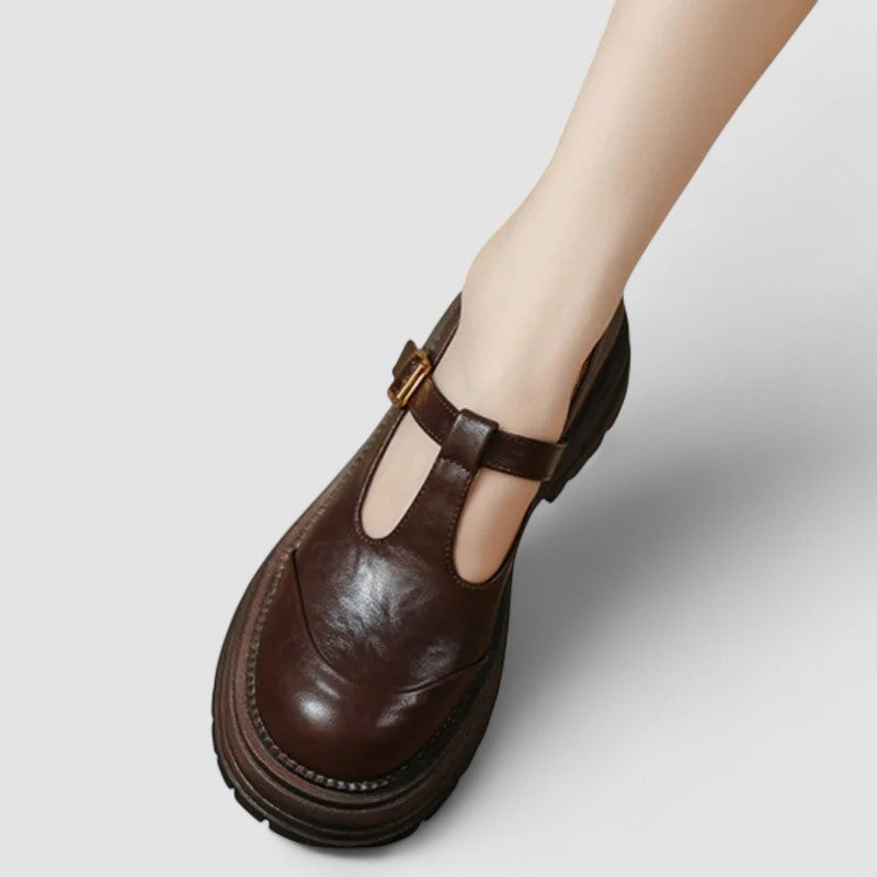 Patrizia | Scarpe Mary Jane Vintage con Cinturino a T
